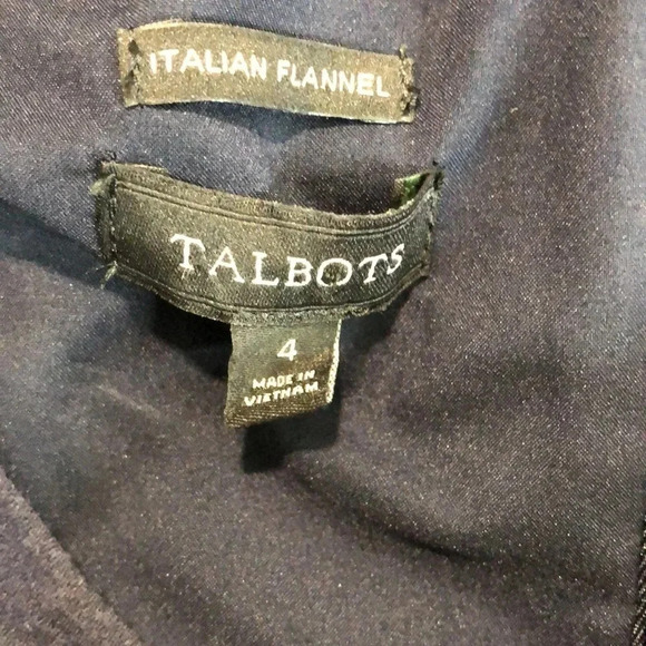 TALBOTS Italian Flannel Dress - Picture 5 of 8